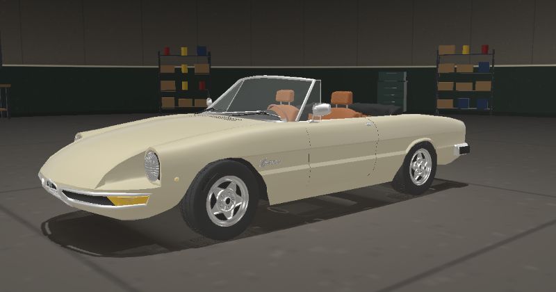 1971 Alfa Romeo Spider (Series 2) in Avorio (Code not confirmed)