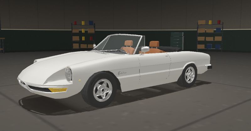 1971 Alfa Romeo Spider (Series 2) in Bianco (Code not confirmed)