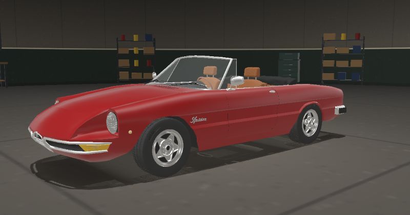 1971 Alfa Romeo Spider (Series 2) in Rosso Semaforo (Code not confirmed)