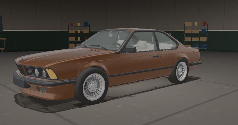 1978 BMW 6 Series Coupé (E24) in Topaz Brown (013)