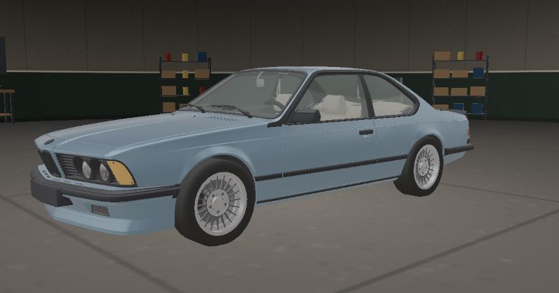 1980 BMW 6 Series Coupé (E24) in Arctic Blue (045)