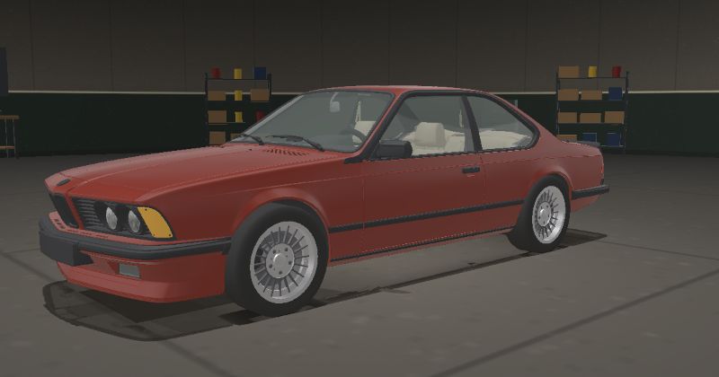 1980 BMW 6 Series Coupé (E24) in Henna Red (052)