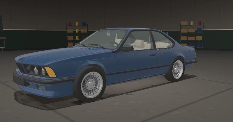 1980 BMW 6 Series Coupé (E24) in Ocean Blue (054)