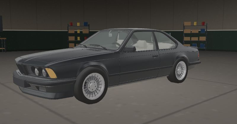 1978 BMW 6 Series Coupé (E24) in Anthracite Grey (055)