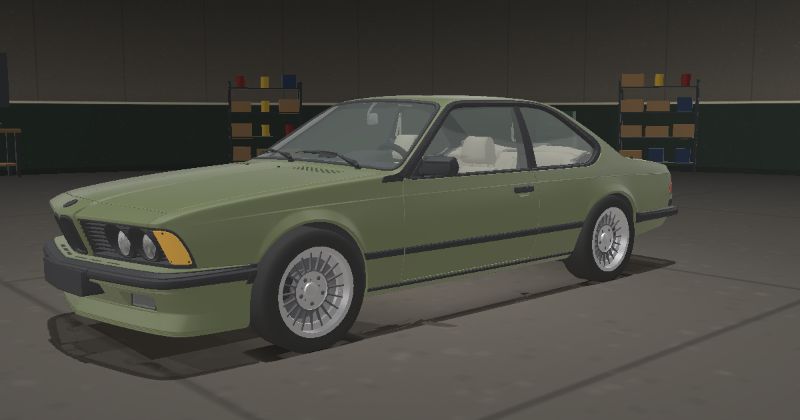 1977 BMW 6 Series Coupé (E24) in Reed Green (062)