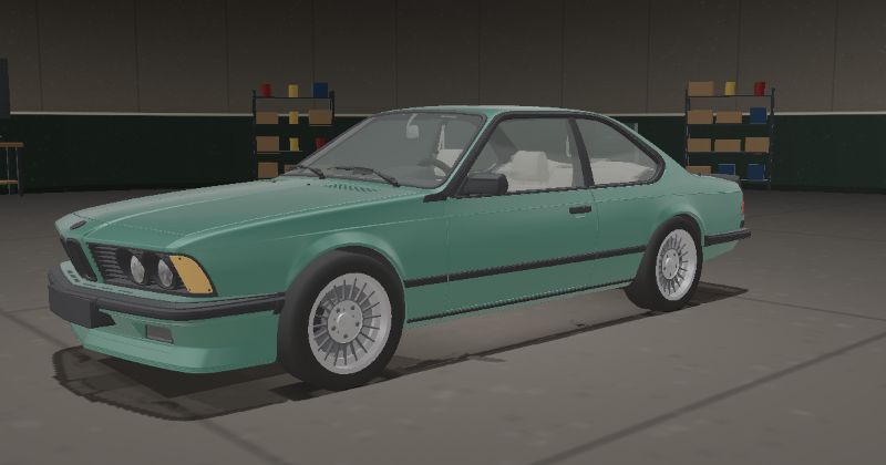 1978 BMW 6 Series Coupé (E24) in Amazonite Green (063)