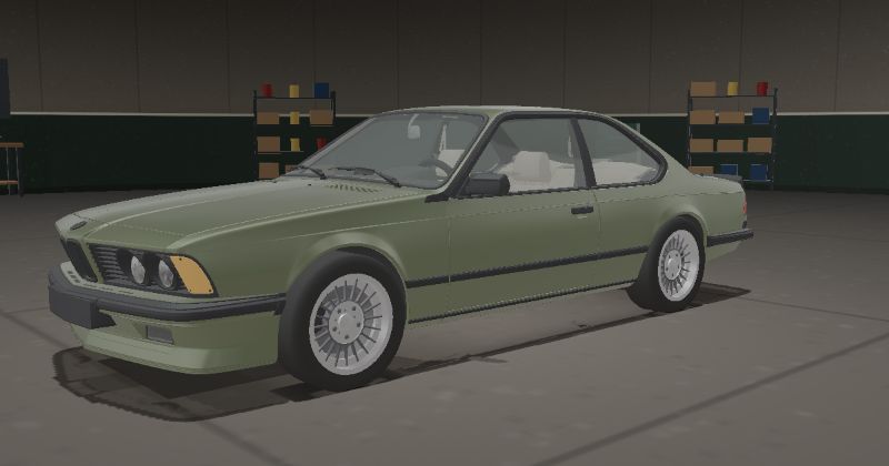 1980 BMW 6 Series Coupé (E24) in Reseda Green (075)