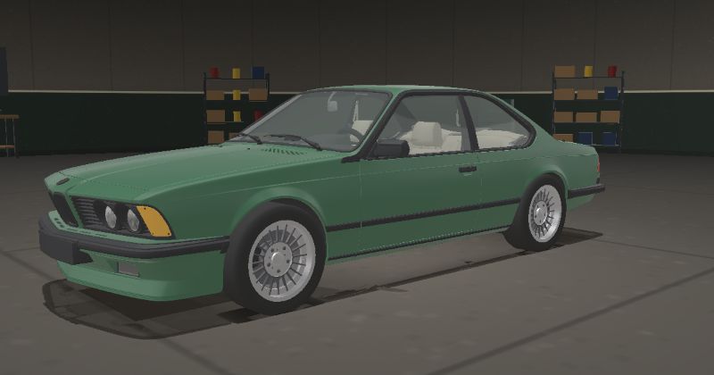 1977 BMW 6 Series Coupé (E24) in Jade Green (078)
