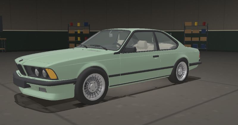 1976 BMW 6 Series Coupé (E24) in Mint Green (079)