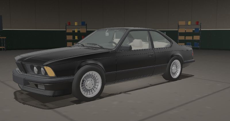 1980 BMW 6 Series Coupé (E24) in Black (086)
