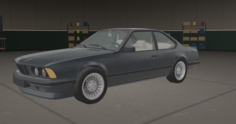 1980 BMW 6 Series Coupé (E24) in Graphite (087)