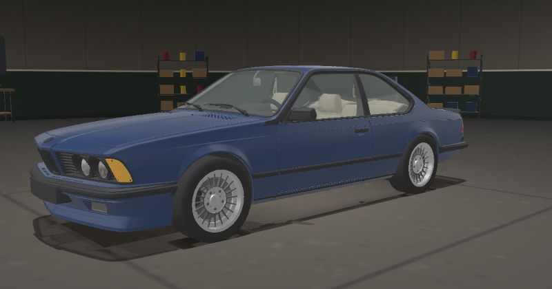 1980 BMW 6 Series Coupé (E24) in Biscay Blue (140)