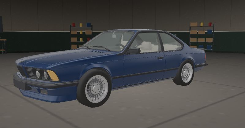 1980 BMW 6 Series Coupé (E24) in Sapphire Blue (149)