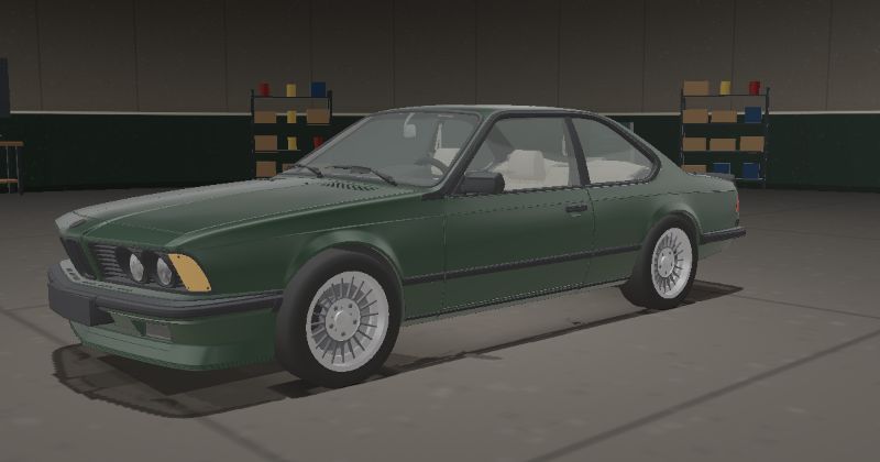 1980 BMW 6 Series Coupé (E24) in Cypress Green (152)