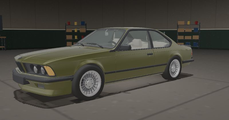 1980 BMW 6 Series Coupé (E24) in Olivine Green (153)
