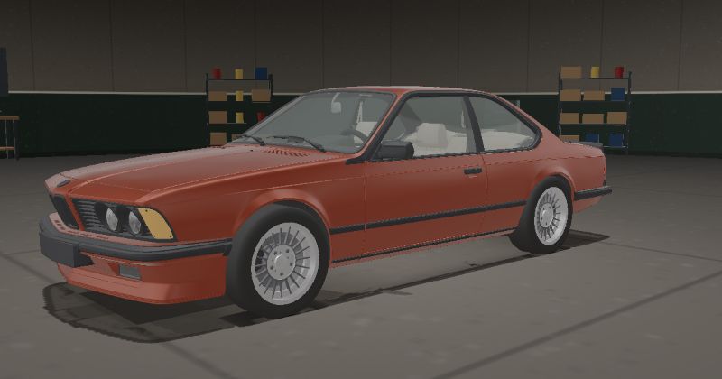 1979 BMW 6 Series Coupé (E24) in Carnelian Red (155)