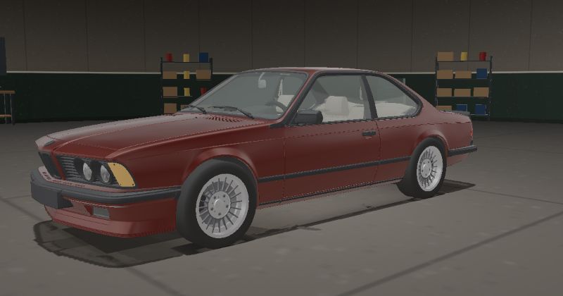 1980 BMW 6 Series Coupé (E24) in Chestnut Red (157)