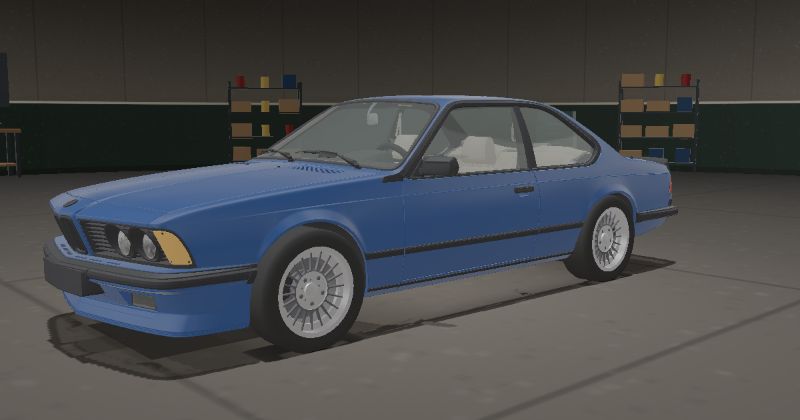 1981 BMW 6 Series Coupé (E24) in Lapis Blue (173)