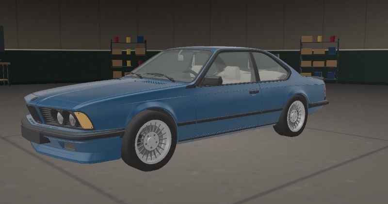 1981 BMW 6 Series Coupé (E24) in Baltic Blue (178)