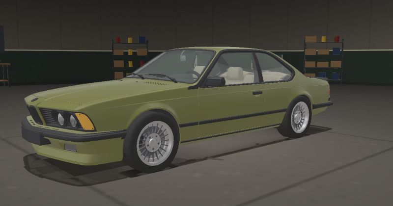 1981 BMW 6 Series Coupé (E24) in Puszta Green (194)