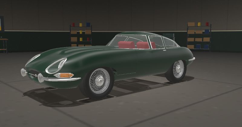 1967 Jaguar E-Type Series 1 4.2 Fixed Head Coupé in British Racing Green (Jaguar 602 · PPG 43907 · DuPont 8542L)