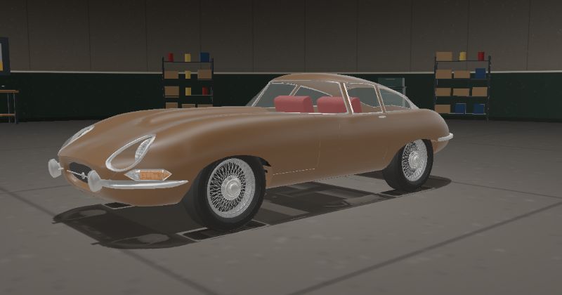 1964 Jaguar E-Type Series 1 4.2 Fixed Head Coupé in Bronze (Jaguar 25458 · PPG 22189)