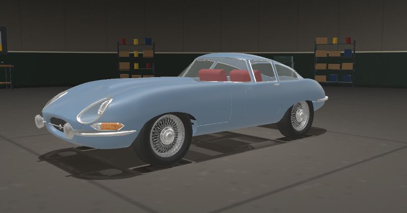 1964 Jaguar E-Type Series 1 4.2 Fixed Head Coupé in Cotswold Blue (Jaguar 7411A · PPG 12199)