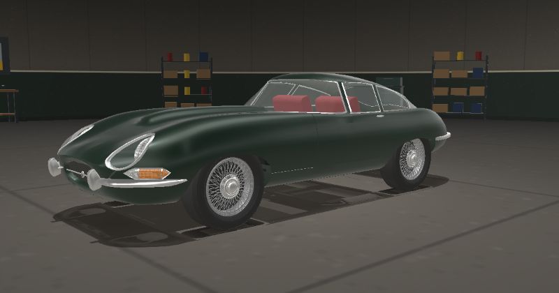 1966 Jaguar E-Type Series 1 4.2 Fixed Head Coupé in Opalescent Dark Green (PPG 43022 · DuPont 8314L)