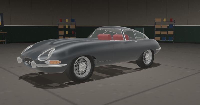 1964 Jaguar E-Type Series 1 4.2 Fixed Head Coupé in Opalescent Gunmetal (Jaguar 7402A · PPG 32222)