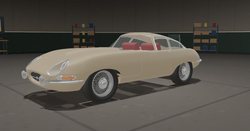 1964 Jaguar E-Type Series 1 4.2 Fixed Head Coupé in Sand (no code in the table)