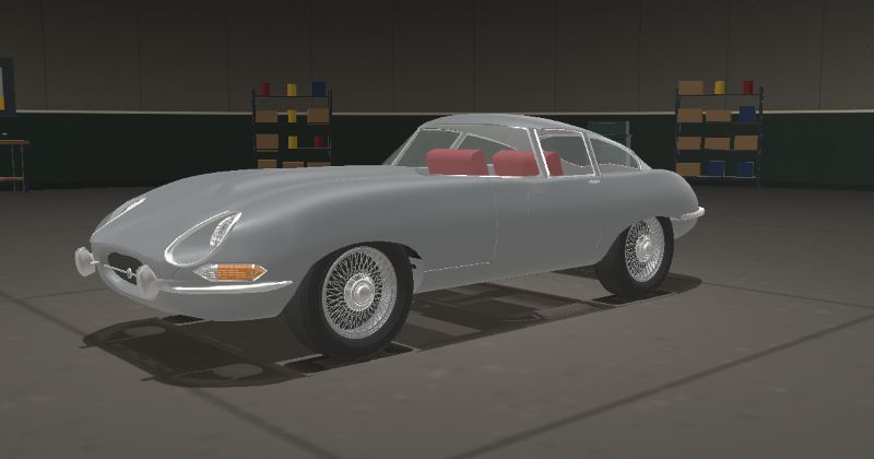 1966 Jaguar E-Type Series 1 4.2 Fixed Head Coupé in Warwick Grey (Jaguar 703 · PPG 32522 · DuPont 8321L)