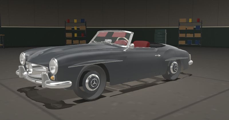 1958 Mercedes-Benz 190 SL in Graphite Grey (DB 190)